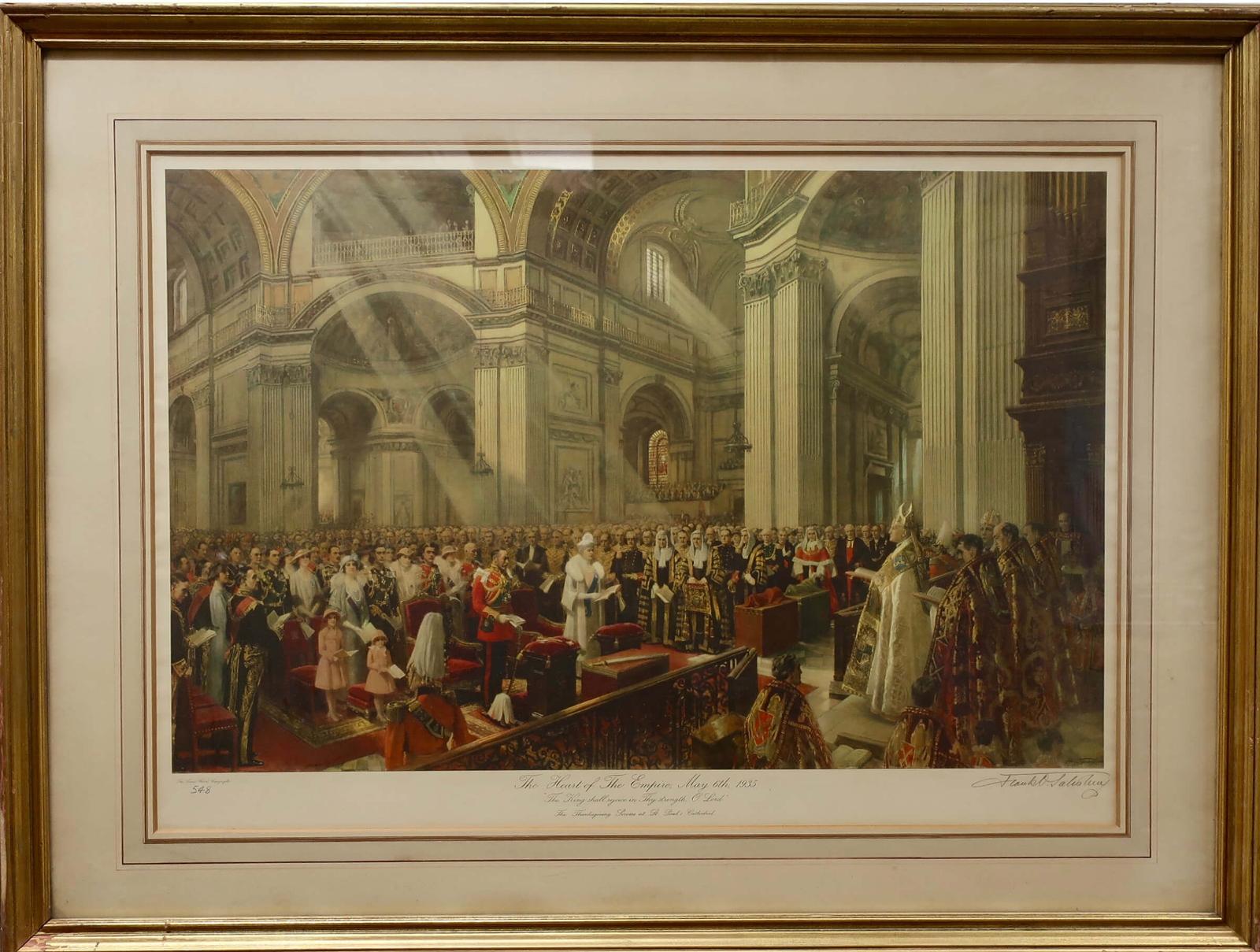 Frank Owen Salisbury (1874-1962) - The Heart Of The Empire, May 6th, 1935