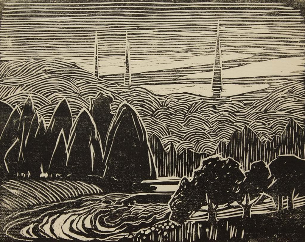 Mary Evelyn Wrinch (1877-1969) - Three Steeples
