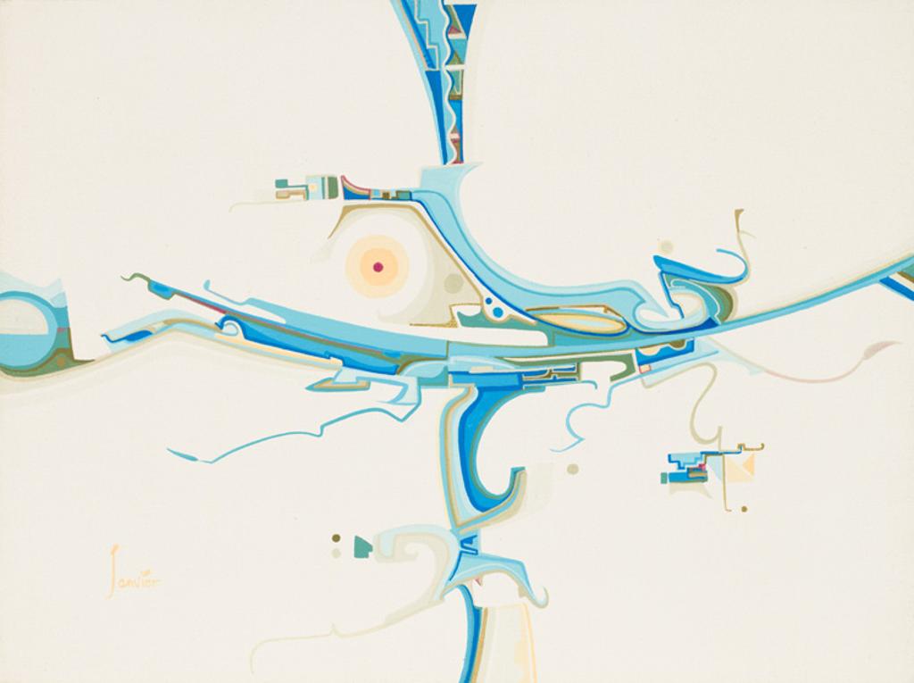 Alex Simeon Janvier (1935-2024) - Across the Bay Yard Light