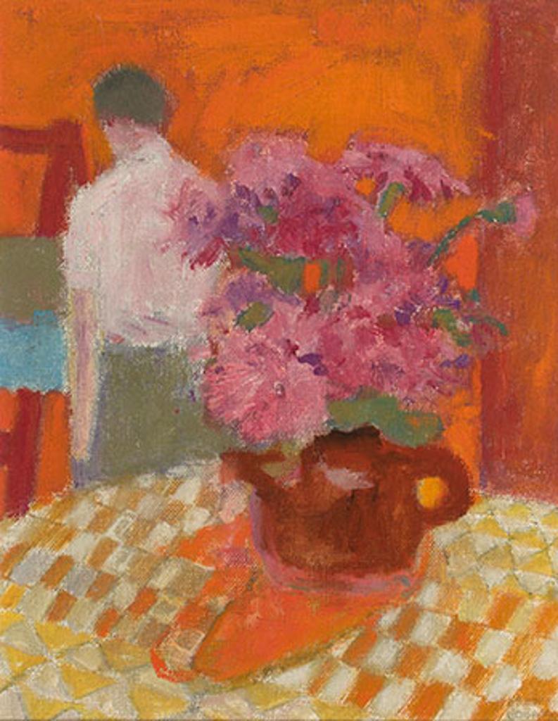 Bruno Joseph Bobak (1923-2012) - Chrysanthemum in Teapot