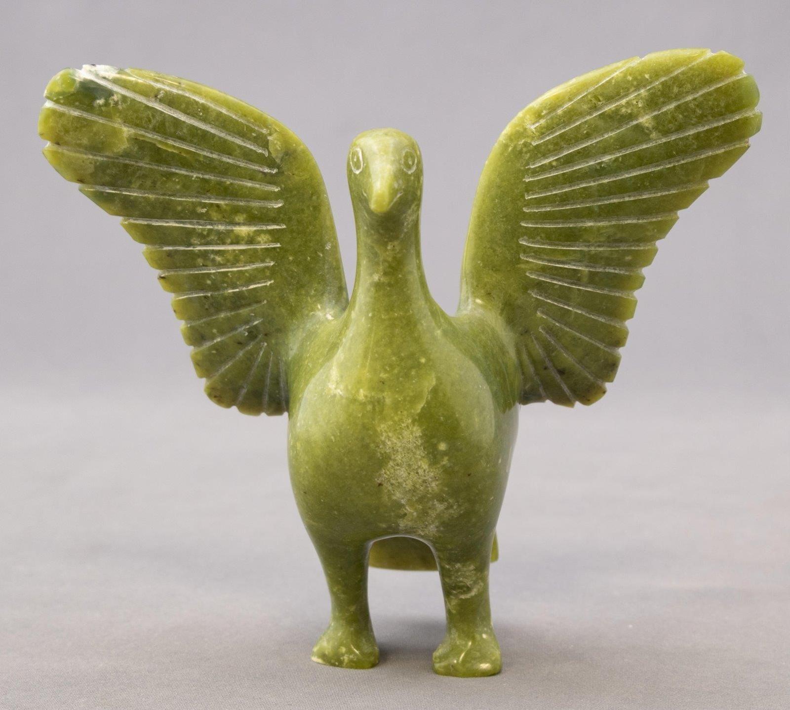 Abraham Etungat (1911-1999) - Bird Of Spring (Bird With Raised Wings)
