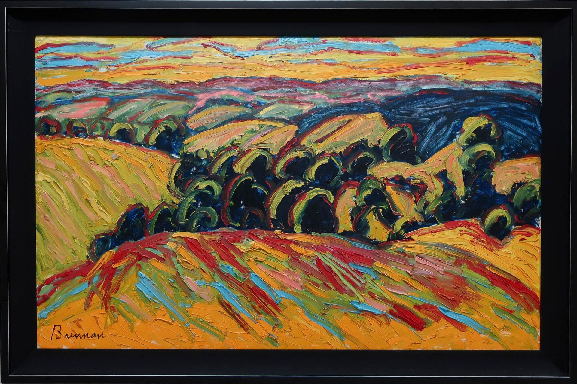 Jerry Brennan (1950) - Untitled (Extensive Landscape)