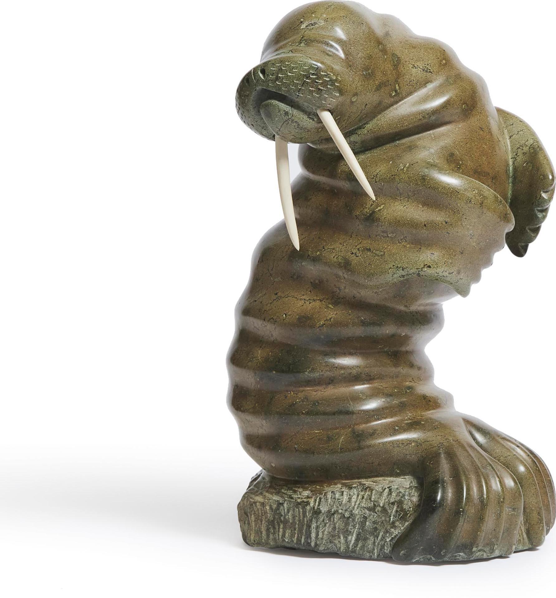 Seepee Ipellie (1940-2000) - Dancing Walrus, Ca. 1975