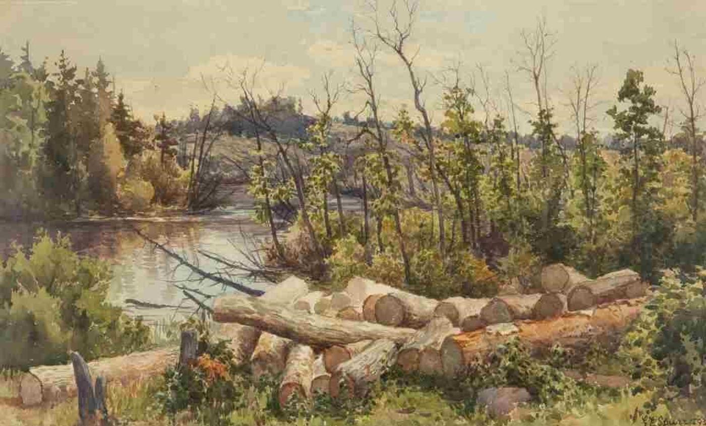 Gertrude Spurr Cutts (1858-1941) - Near Haliburton, Ontario, 1893