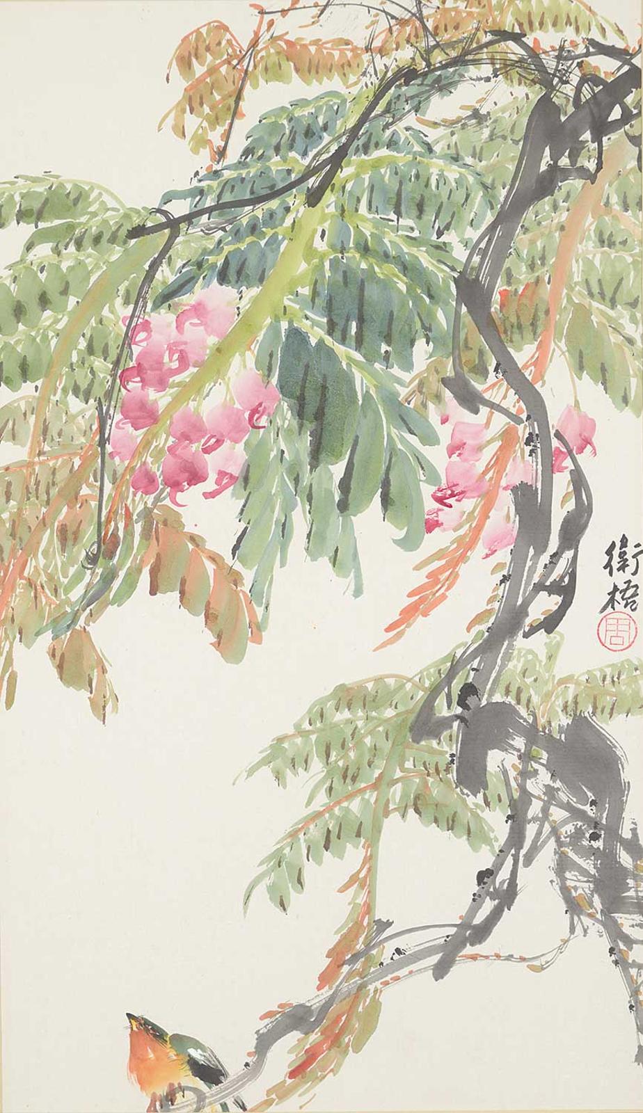 Wai Ng Chau - Wisteria and Bird