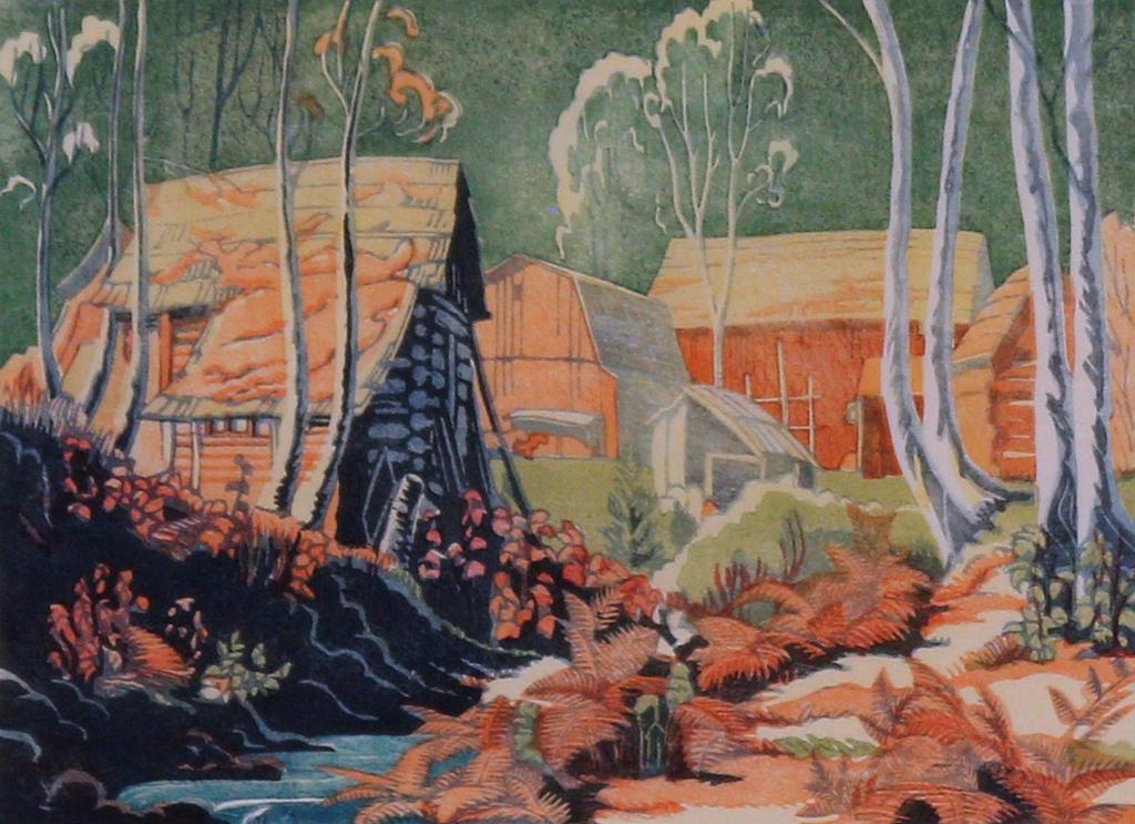 Margaret Dorothy Shelton (1915-1984) - Homestead At Revelstoke; 1943 (76)