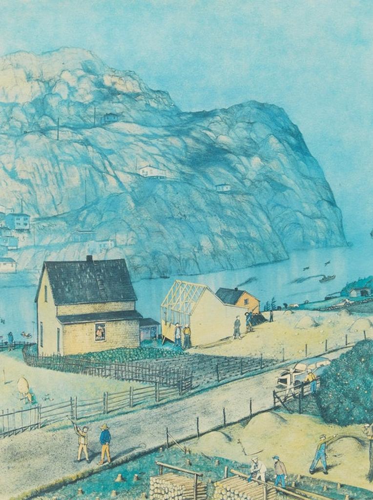 William Kurelek (1927-1977) - Newfie Jokes
