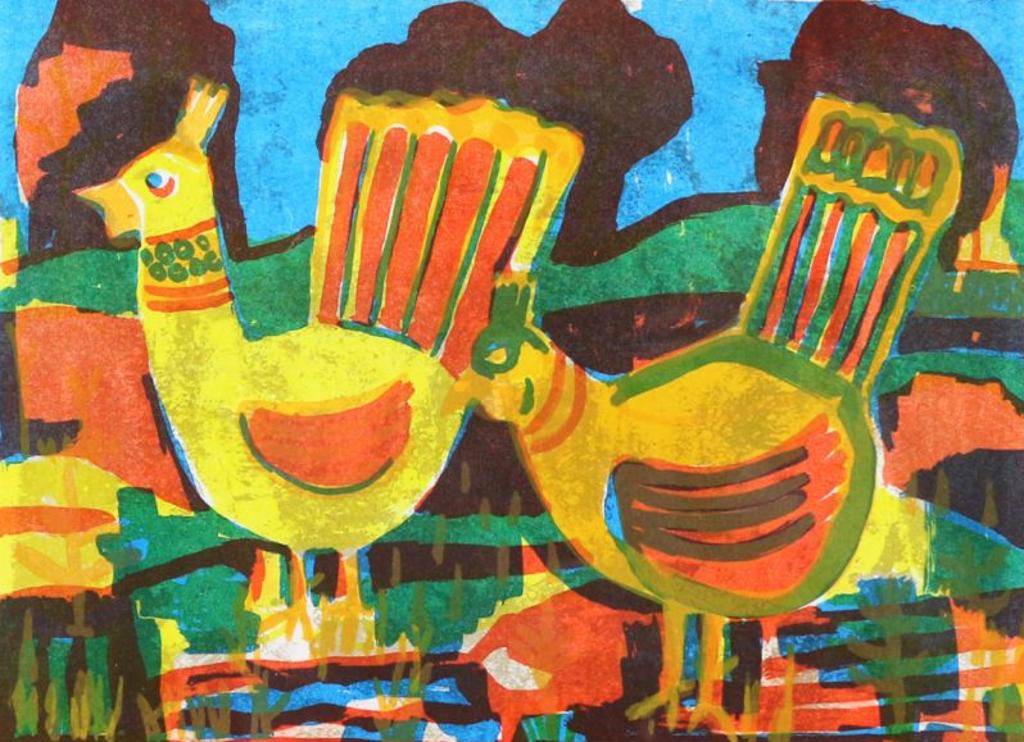 John Harold Thomas Snow (1911-2004) - Two Birds