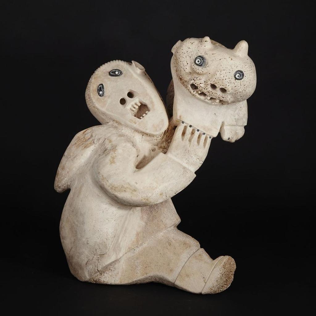 Judas Ullulaq (1937-1998) - Distressed Man With Louse Spirit