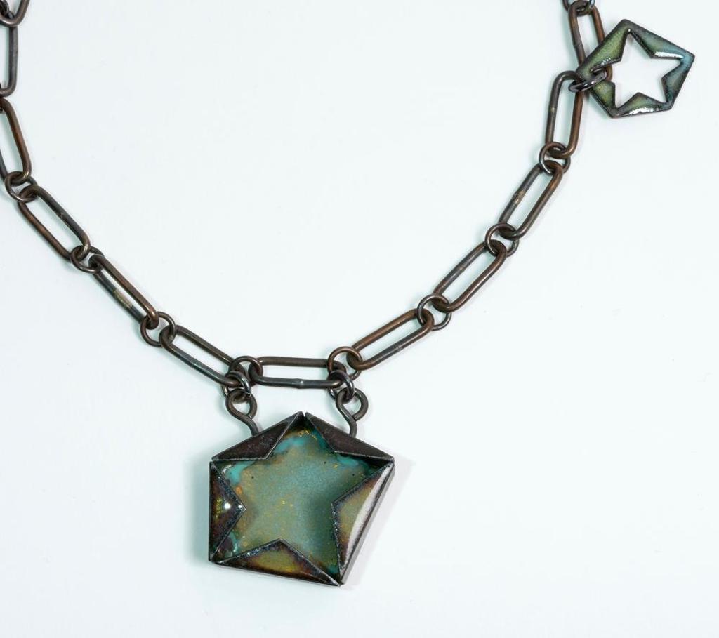 Melody Armstrong (1965) - Enamel Star Bracelet - Moss