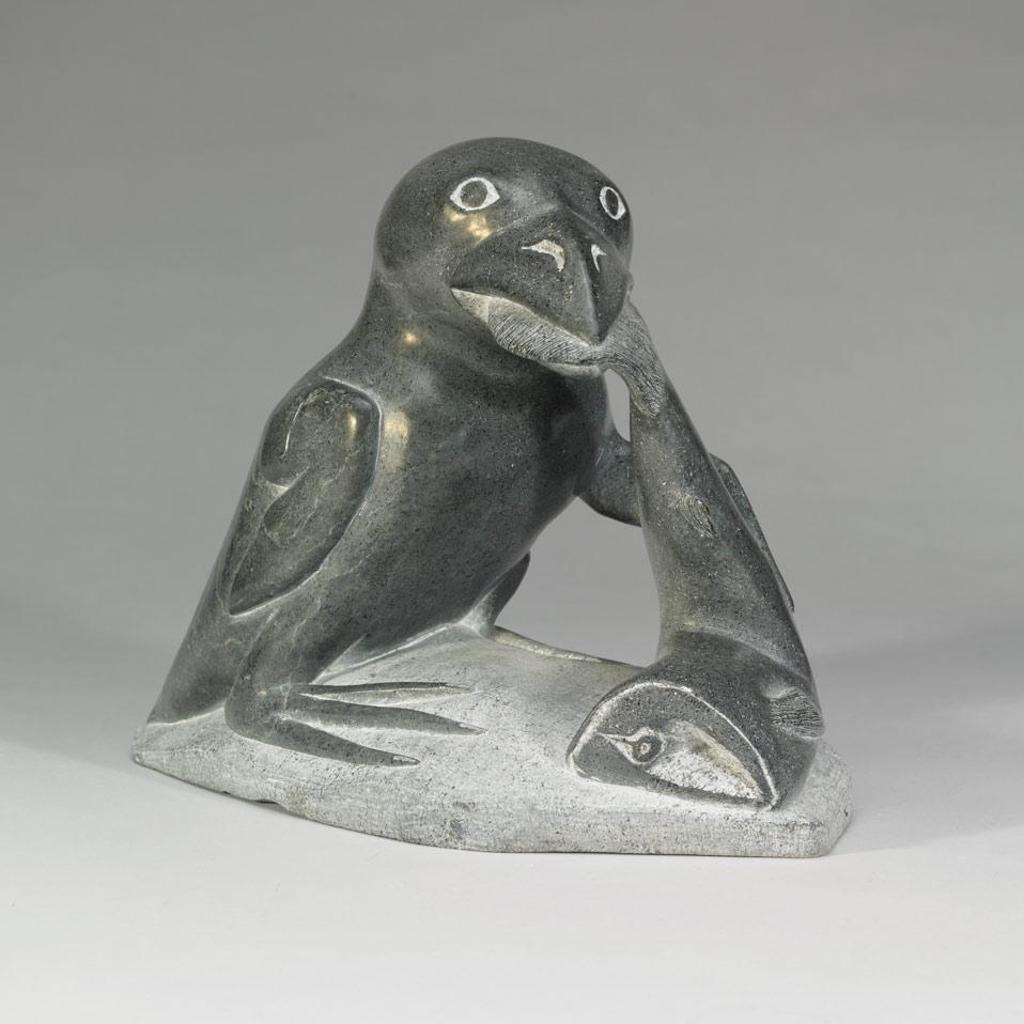 Joanasie Jack Ittukallak (1949) - Bird Eating  A Fish