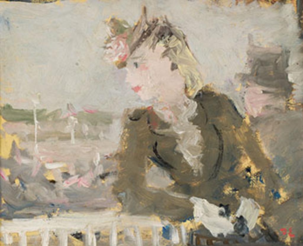 Dietz Edzard (1893-1963) - Jeune femme au course