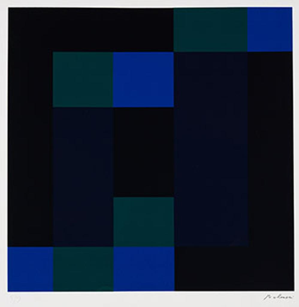 Guido Molinari (1933-2004) - Quatre bleus I