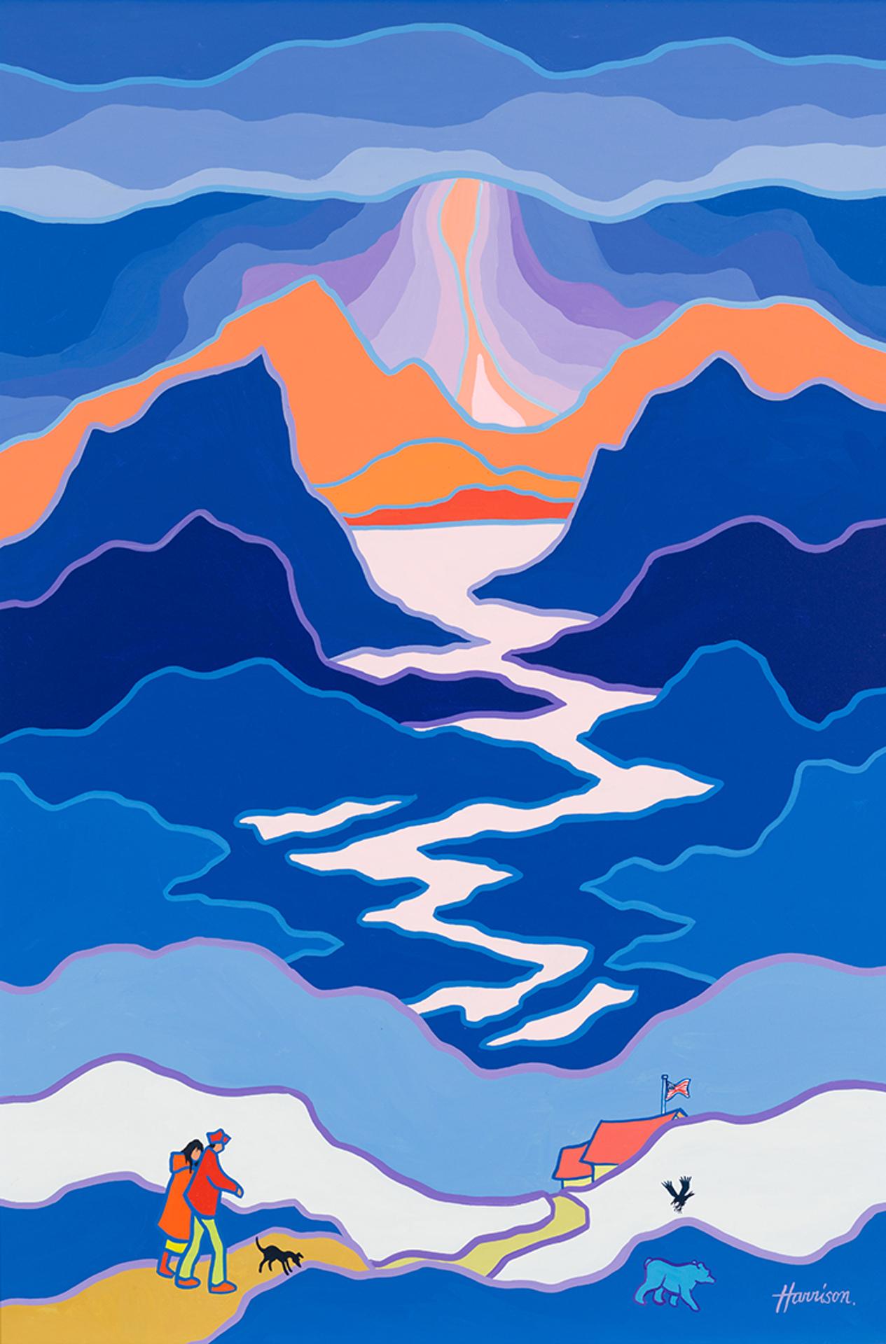 Ted Harrison (1926-2015) - Alaskan Border