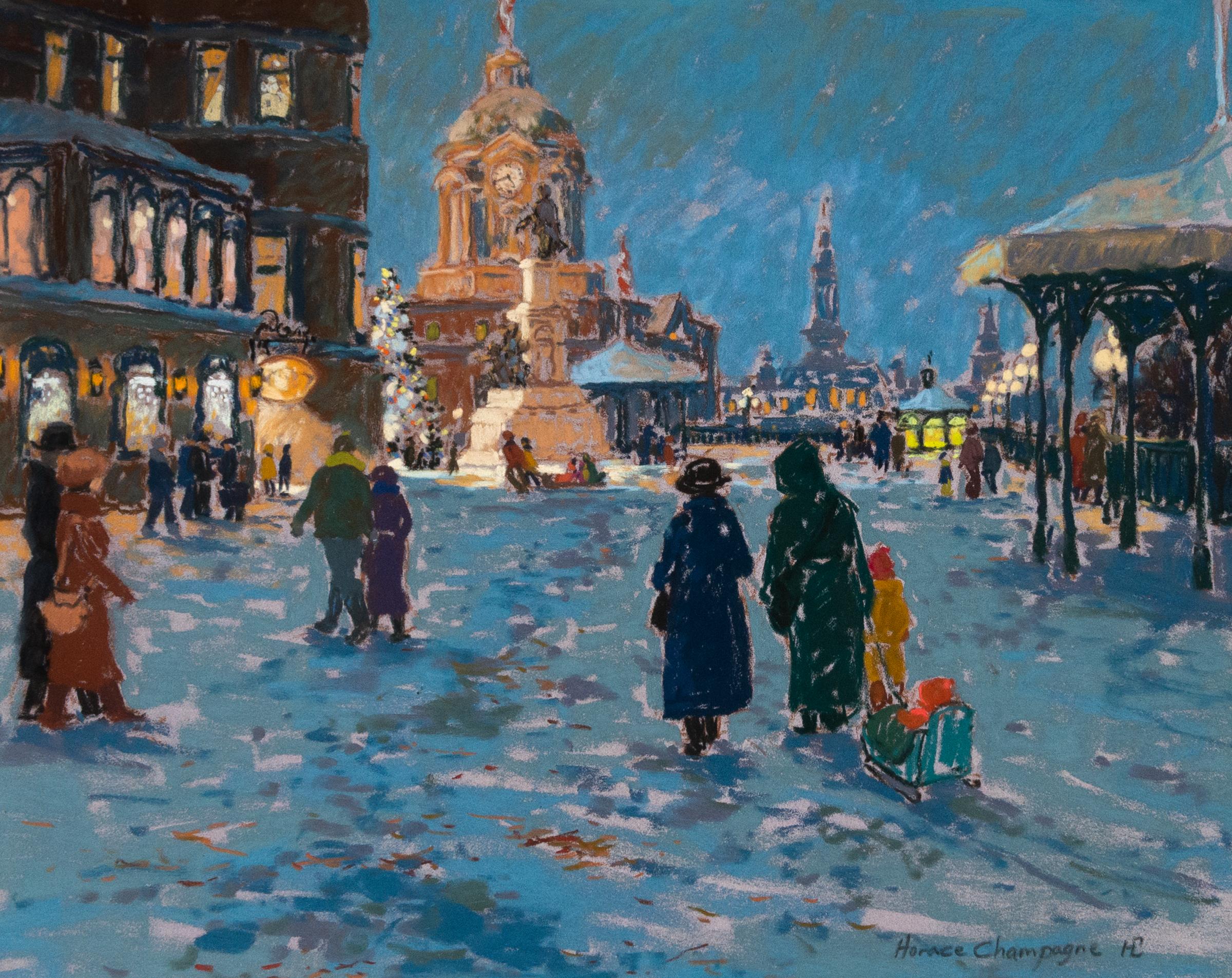 Horace Champagne (1937) - The Old Post Office Clock, 1996
