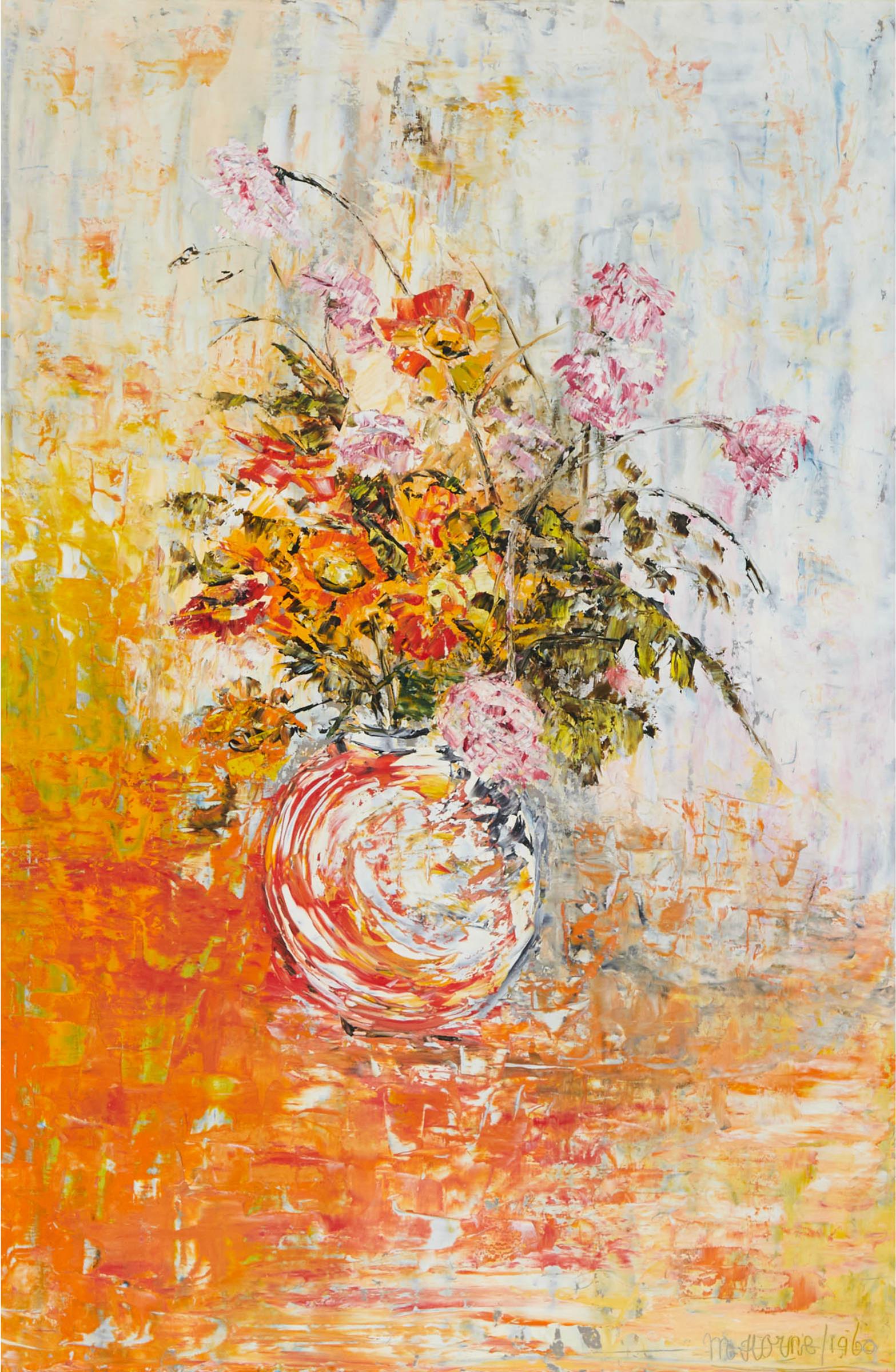 Mercedes Horne (1925-2011) - Untitled (Floral Still Life), 1960