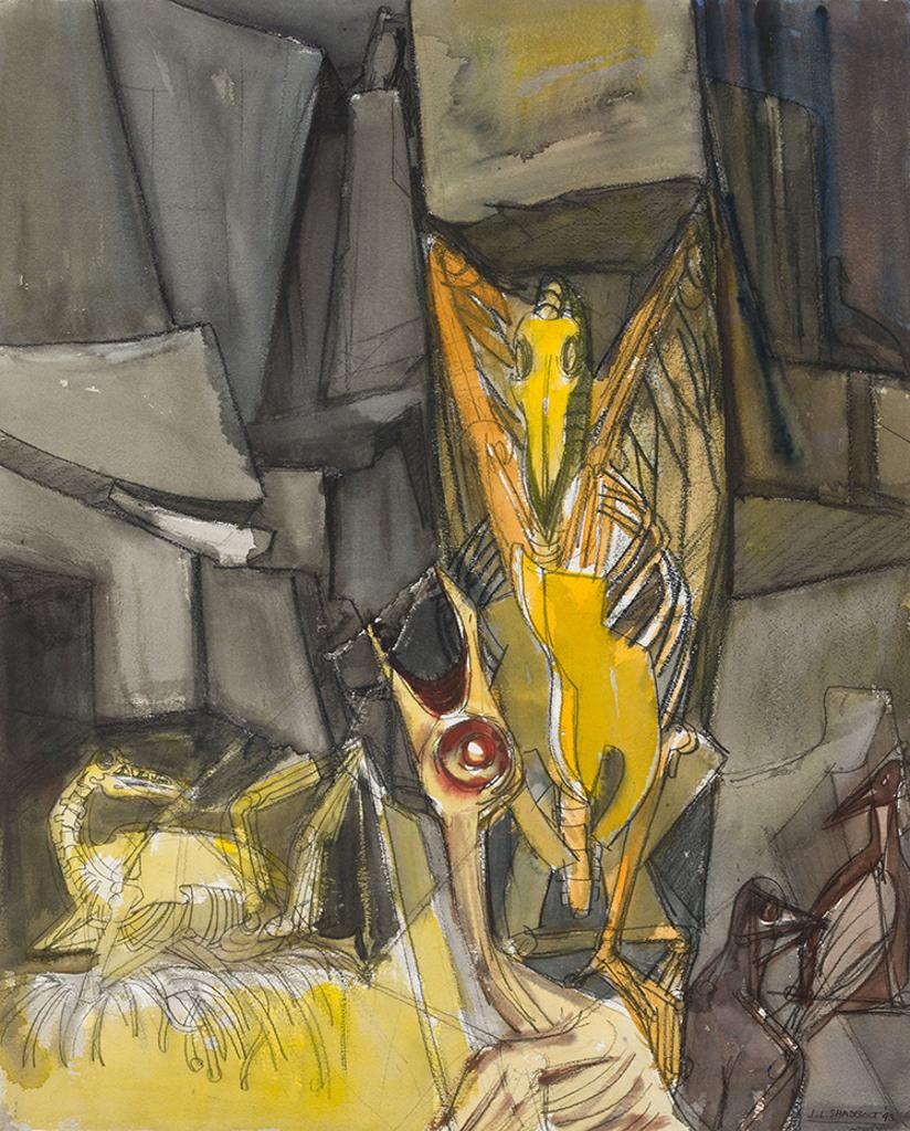 Jack Leaonard Shadbolt (1909-1998) - Killer Birds
