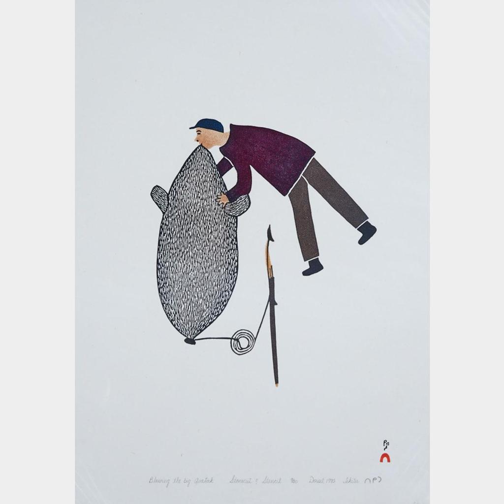 Tikitu Qinnuayuak (1908-1992) - Blowing The Big Avatak