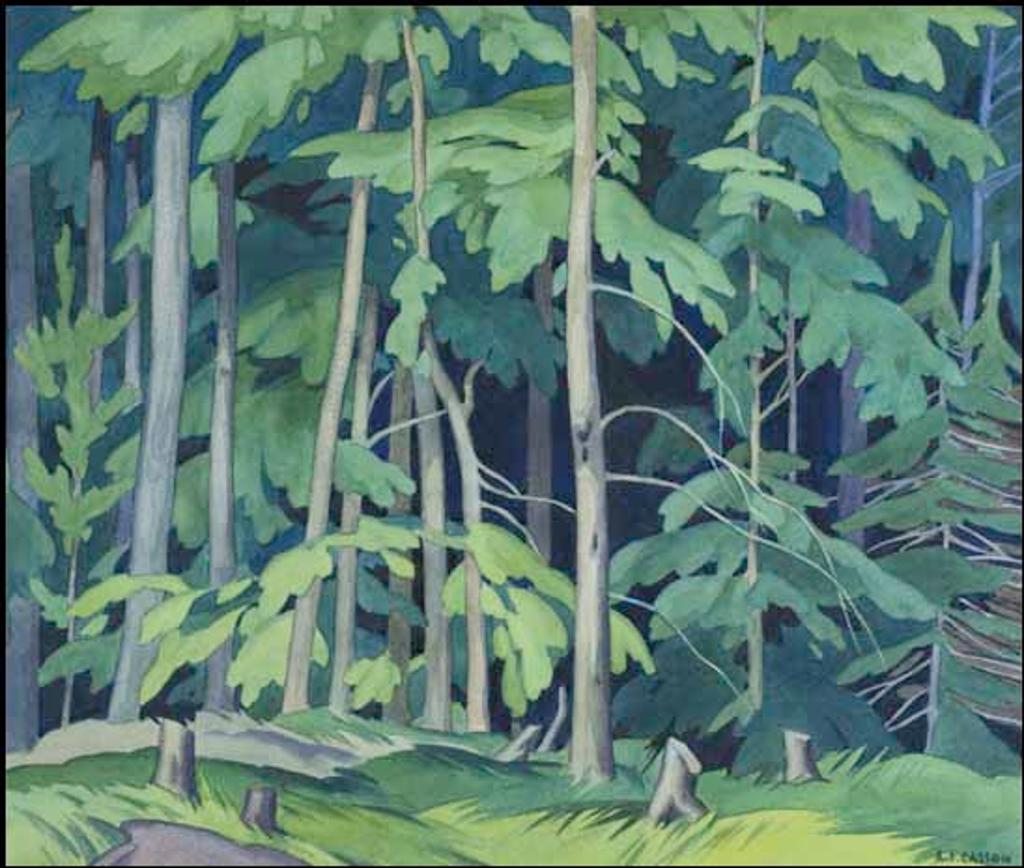 Alfred Joseph (A.J.) Casson (1898-1992) - Summer Woodland