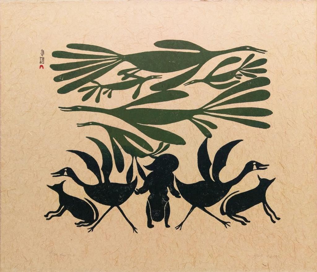 Kenojuak Ashevak (1927-2013) - Dream, 1963