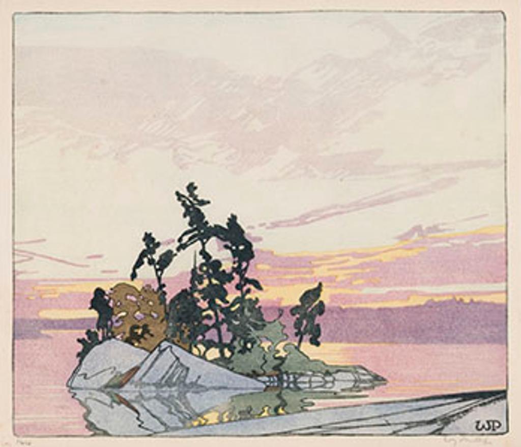 Walter Joseph (W.J.) Phillips (1884-1963) - Sunset, Lake of the Woods