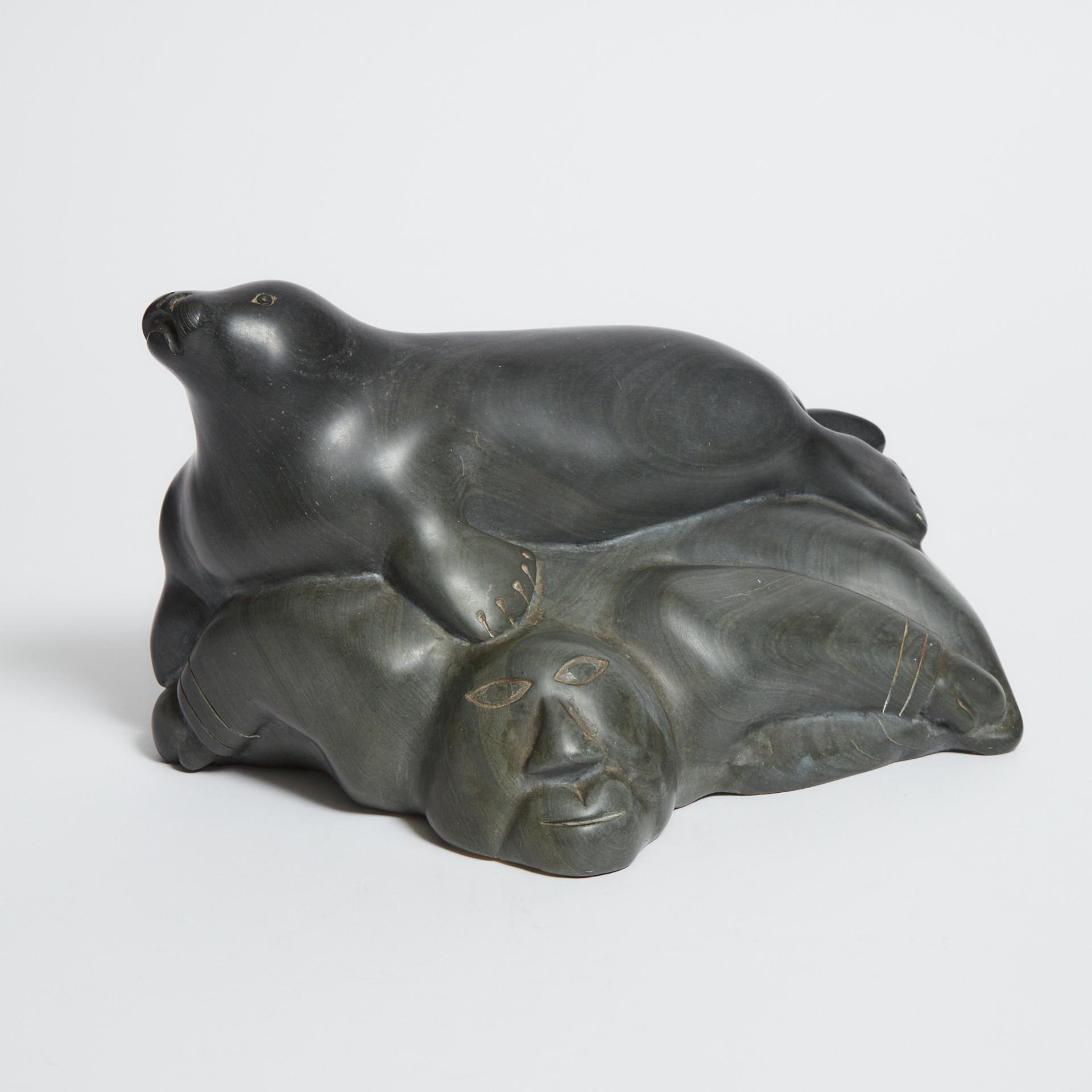 Sarah Quarak (1901) - Seal Atop Man