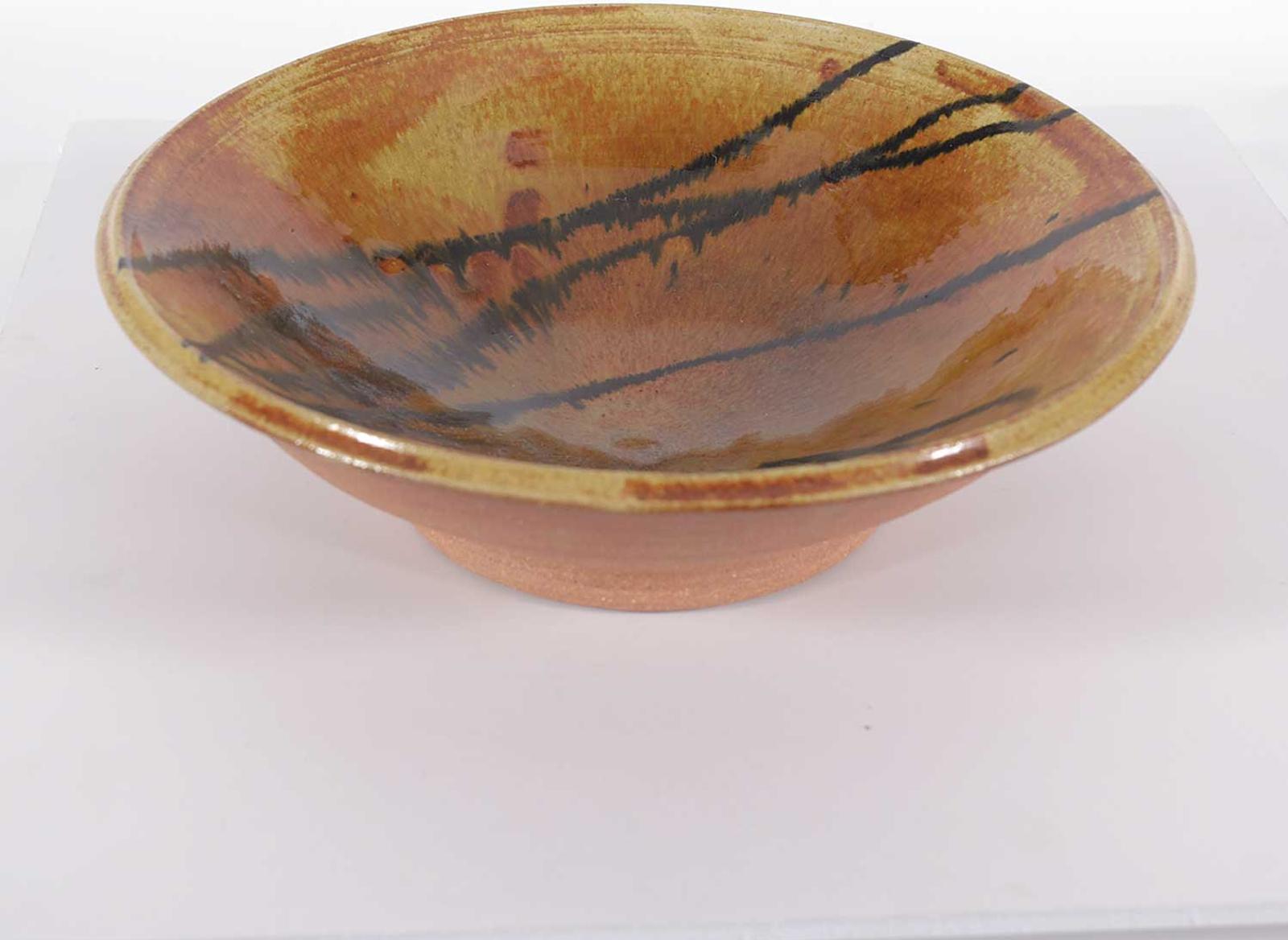 ZZZ Morgard - Orange and Black Shallow Bowl