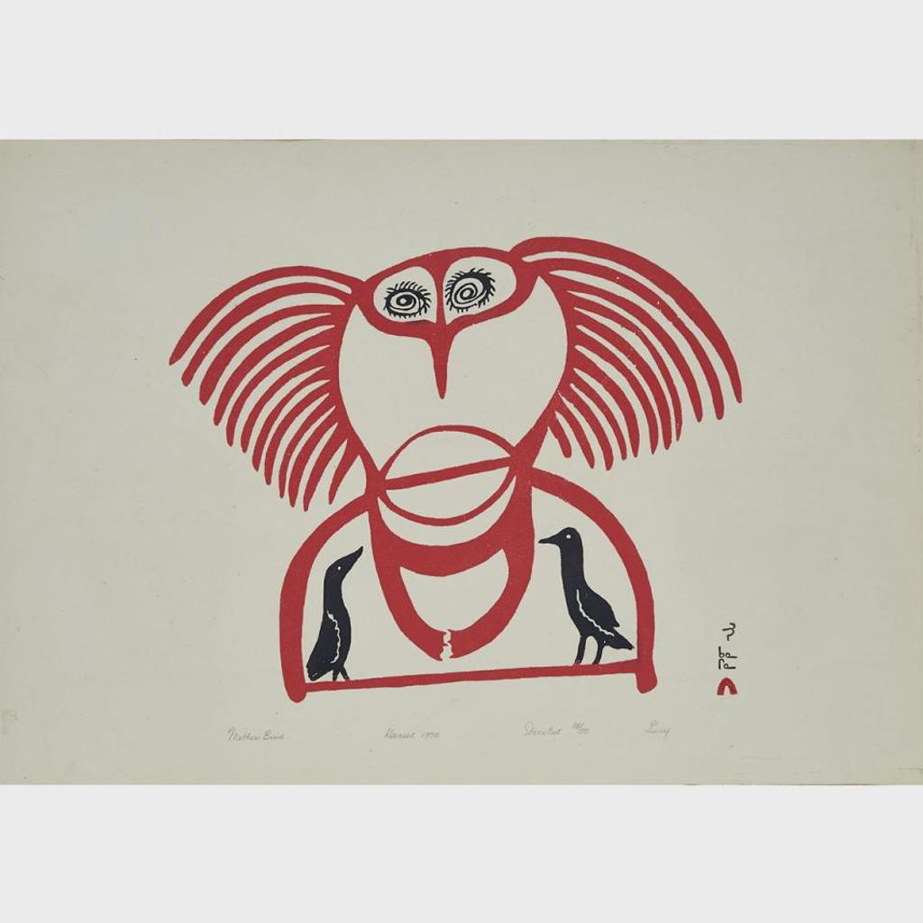 Lucy Qinnuayuak (1915-1982) - Mother Bird