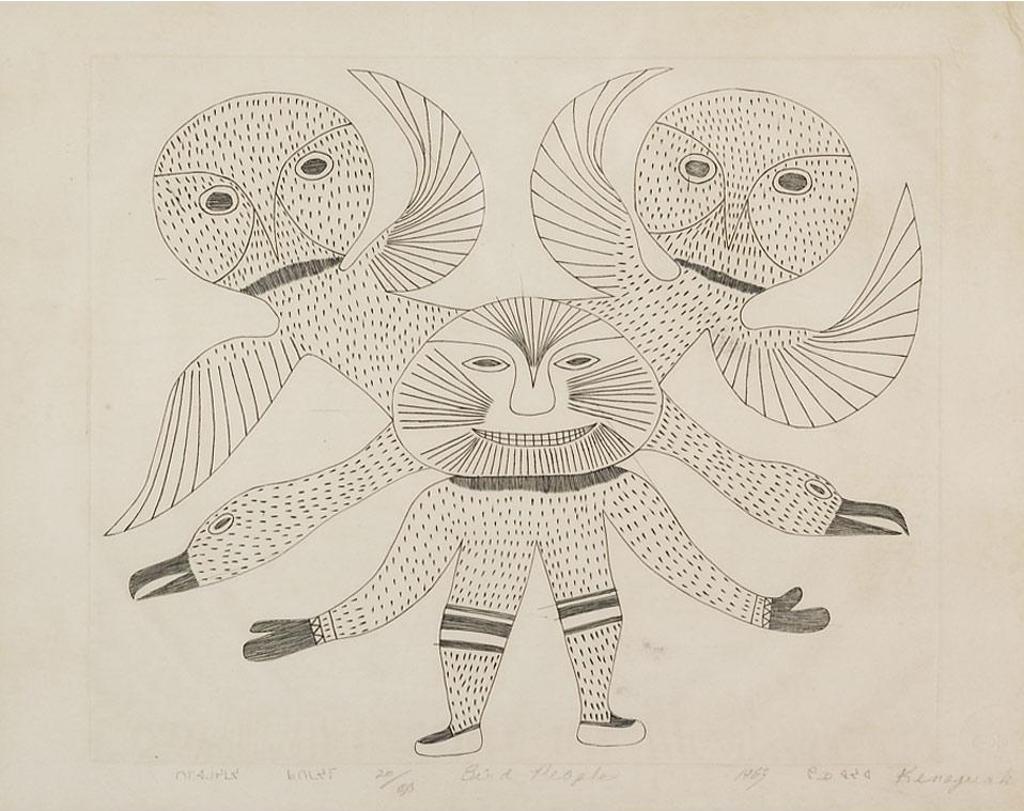 Kenojuak Ashevak (1927-2013) - Bird People