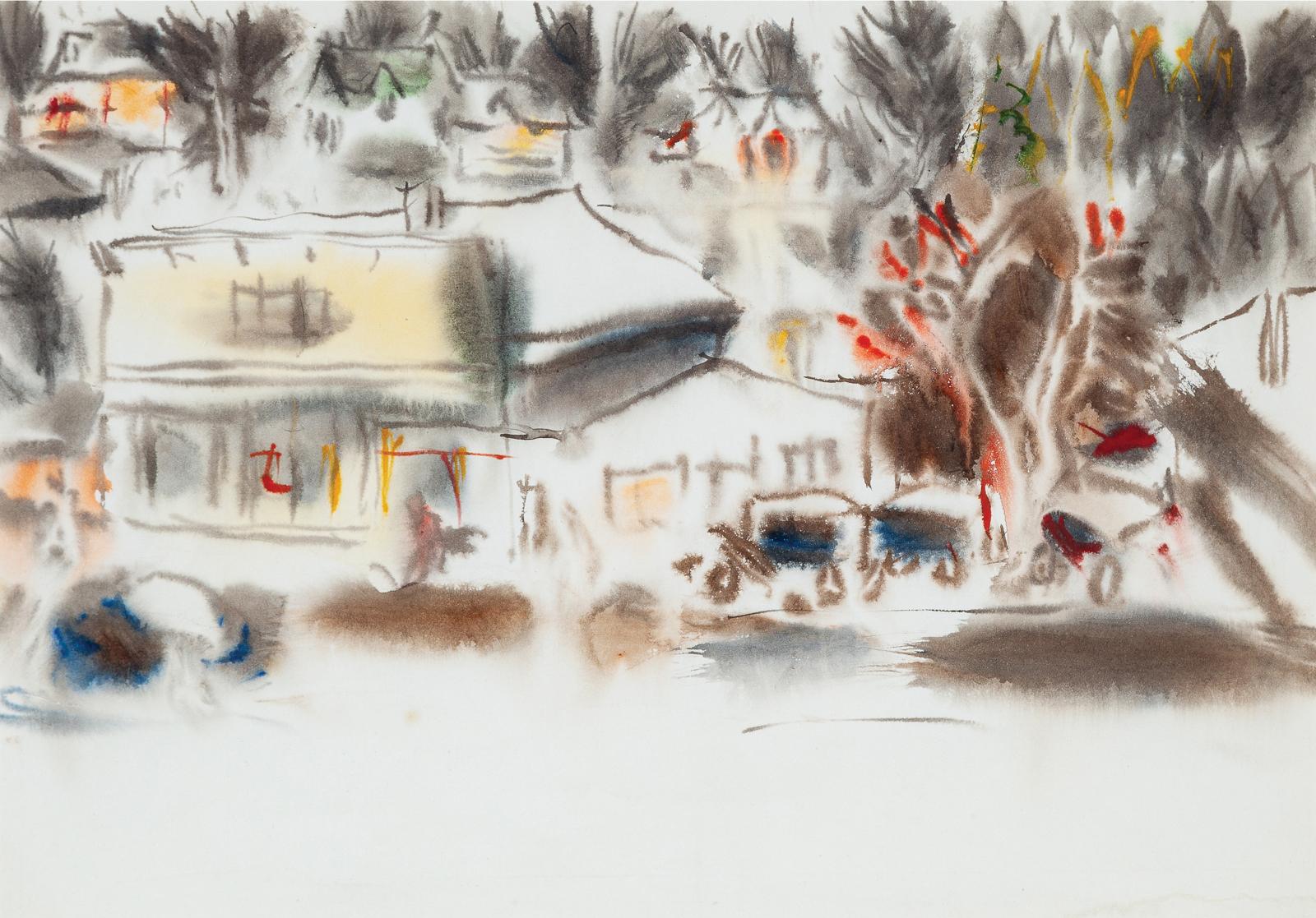 David Browne Milne (1882-1953) - Spring Across The Way, 1945