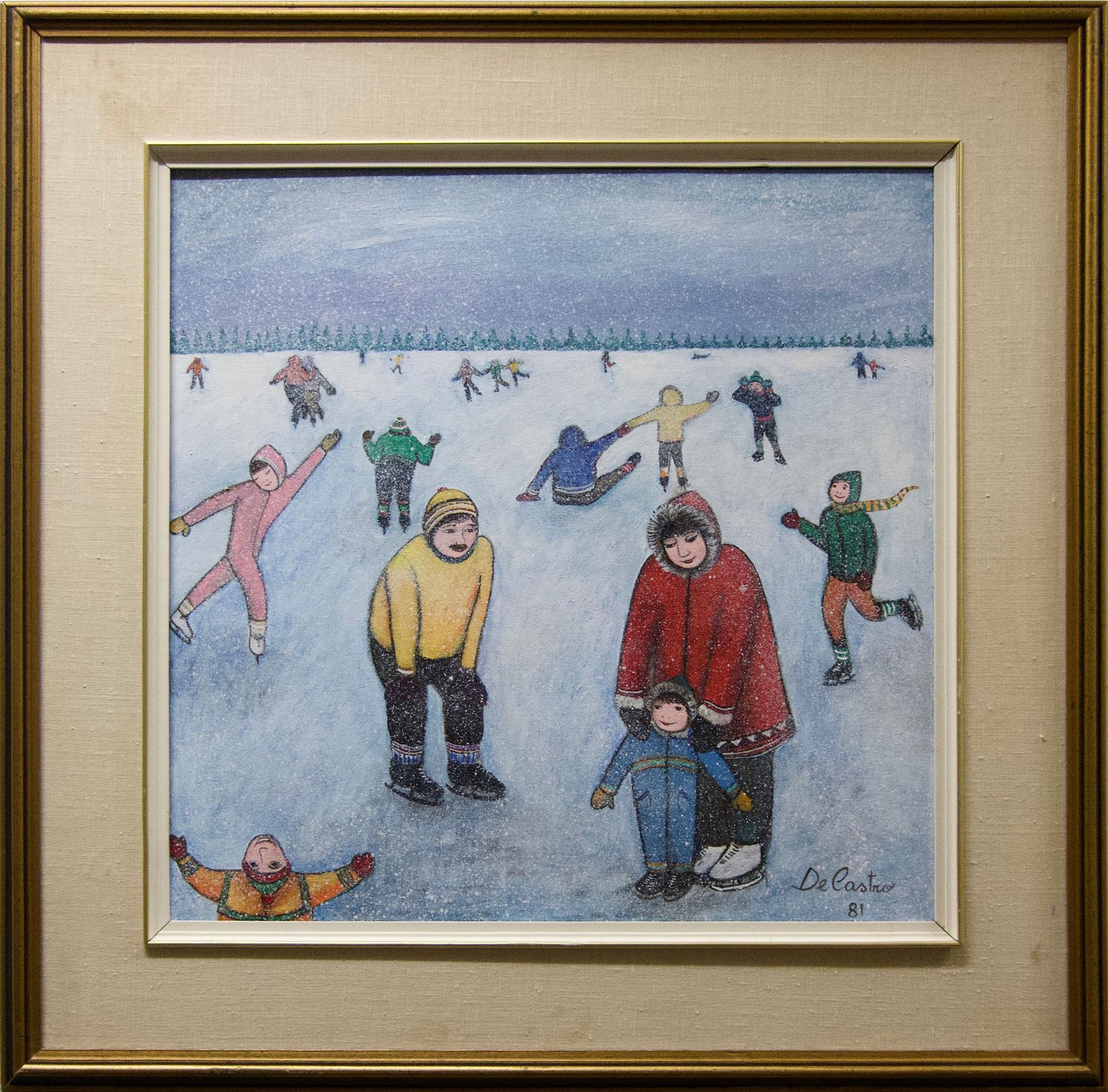 Alberto de Castro (1952-1995) - Learning To Skate At The Lake