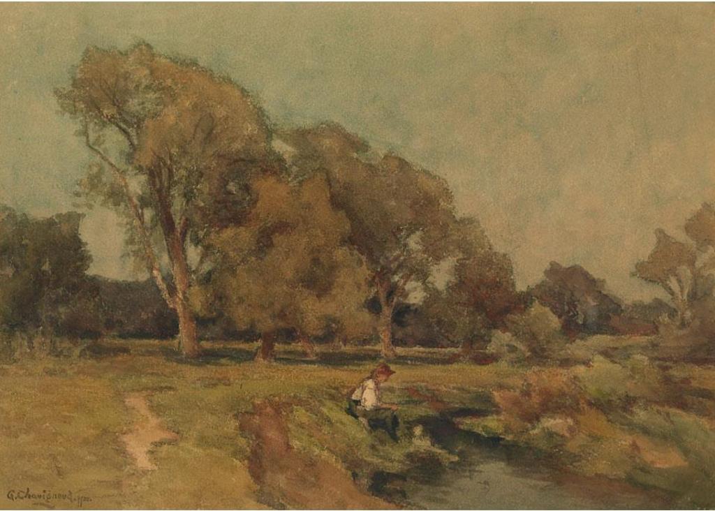 Georges Chavignaud (1865-1944) - By The Stream