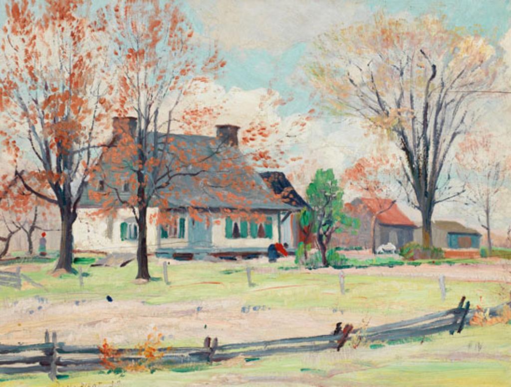 Robert Wakeham Pilot (1898-1967) - Paysage avec maison