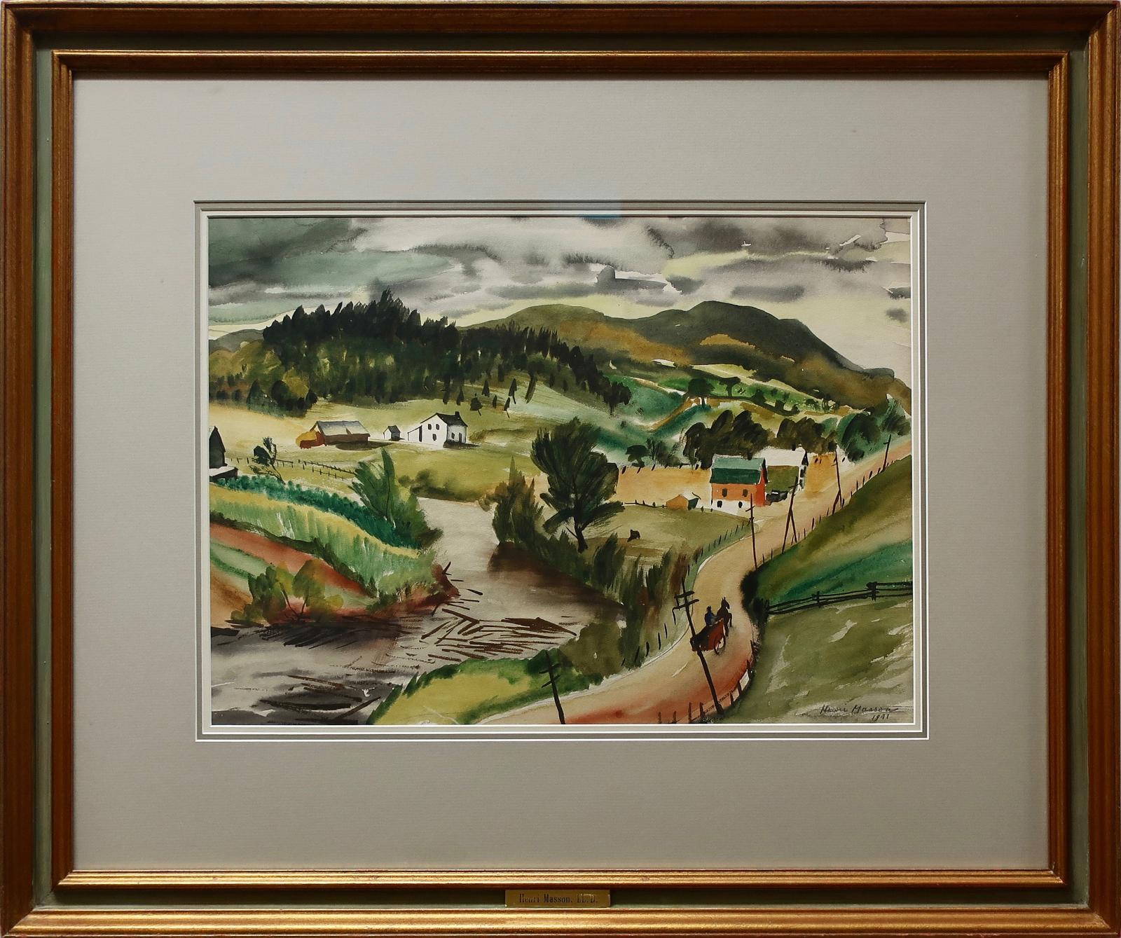Henri Leopold Masson (1907-1996) - Gatineau Landscape