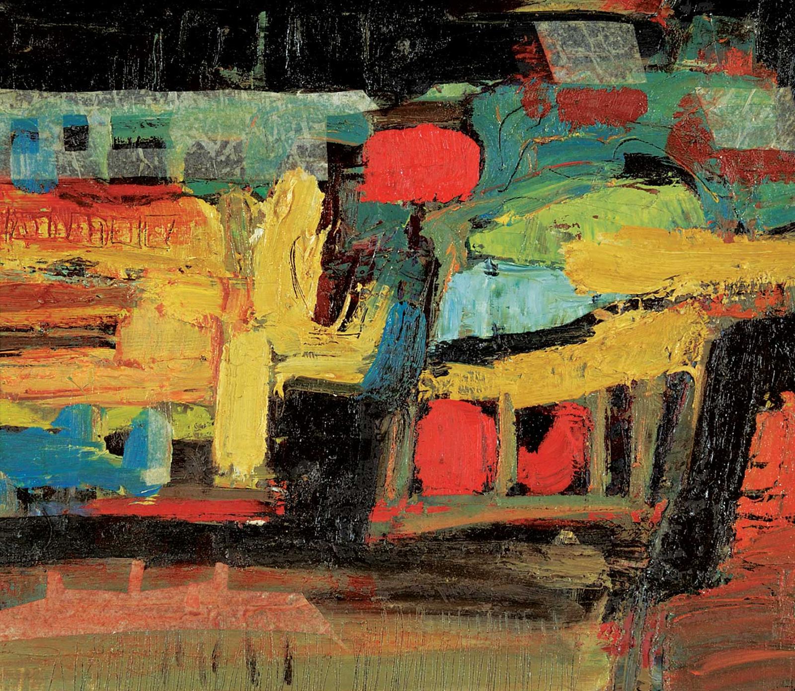 Edith Jean Richards (1924-2015) - Untitled - Colourful Composition