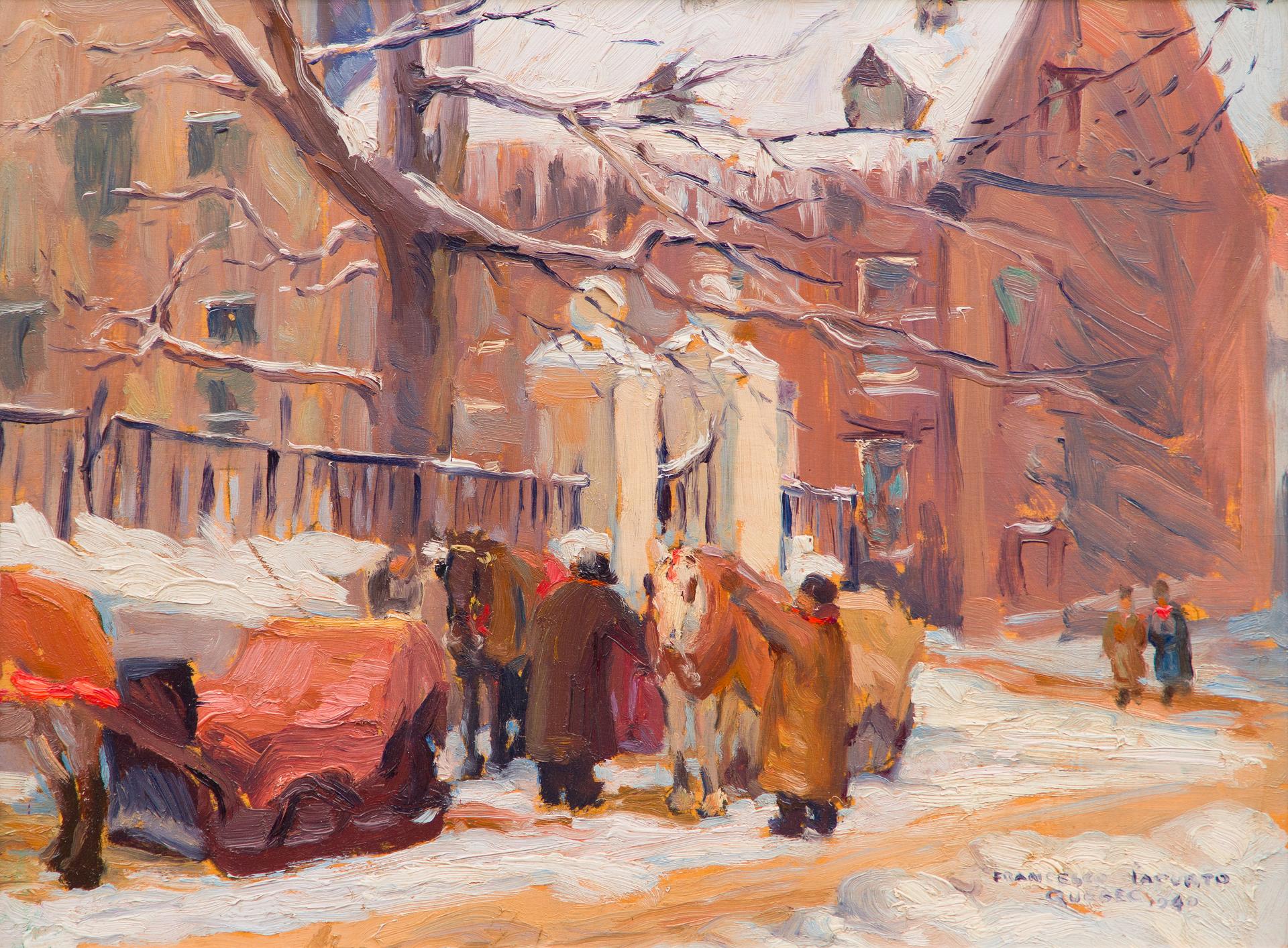 Francesco (Frank) Iacurto (1908-2001) - Sans titre / Untitled (Calèches), 1940