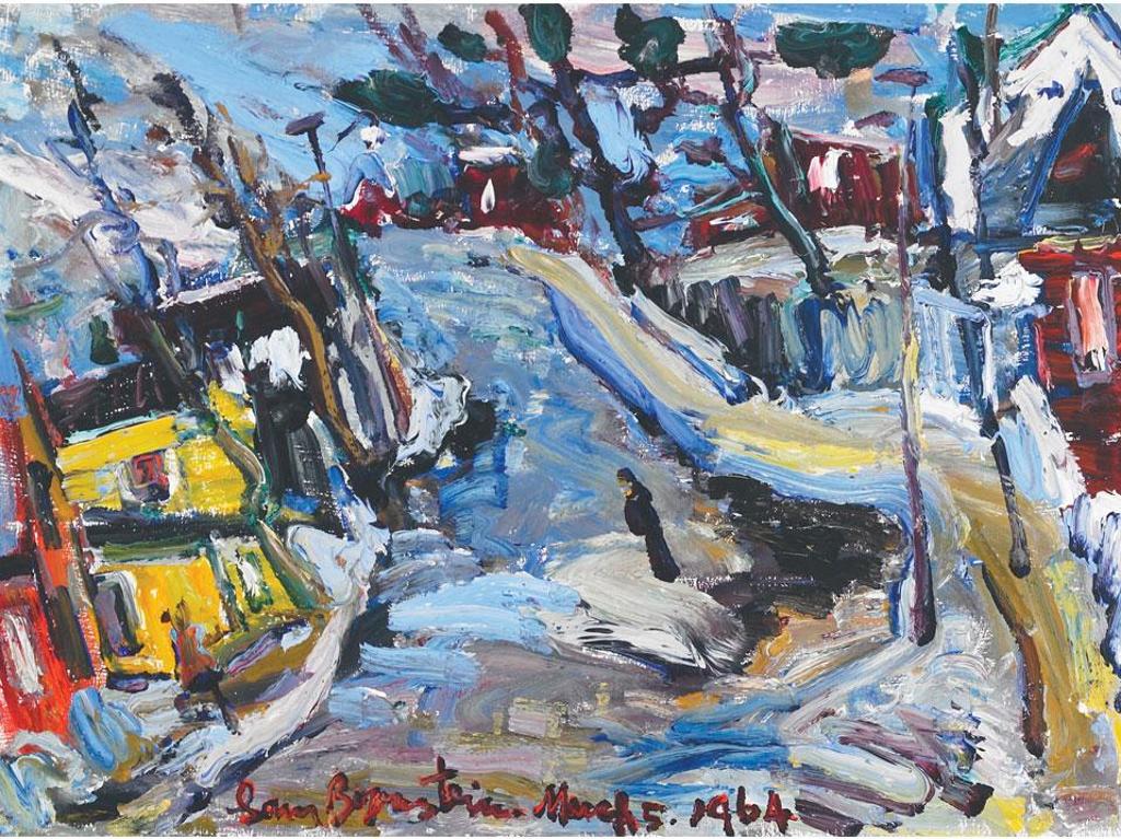 Samuel (Sam) Borenstein (1908-1969) - Country Road, Winter