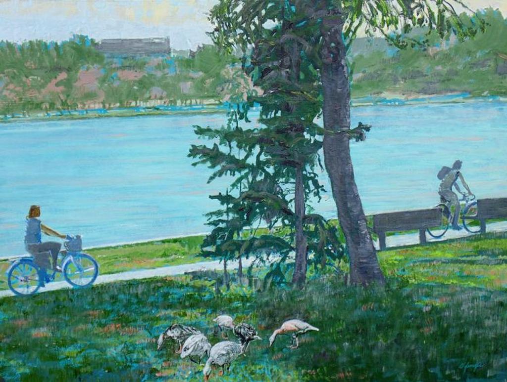 Gerald Jessop (1947) - Cyclists (Wascana)
