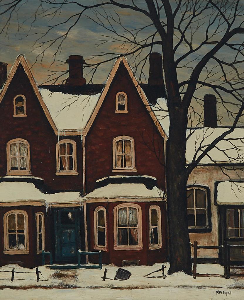 John Kasyn (1926-2008) - Off Church Street, 1980