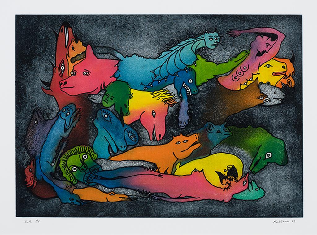 Alfred Pellan (1906-1988) - À la femme allongée, du livre d'artiste 