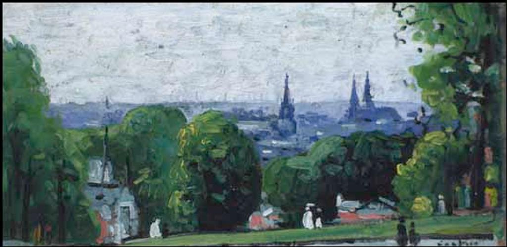 Marc-Aurèle Fortin (1888-1970) - Vue du Mont-Royal