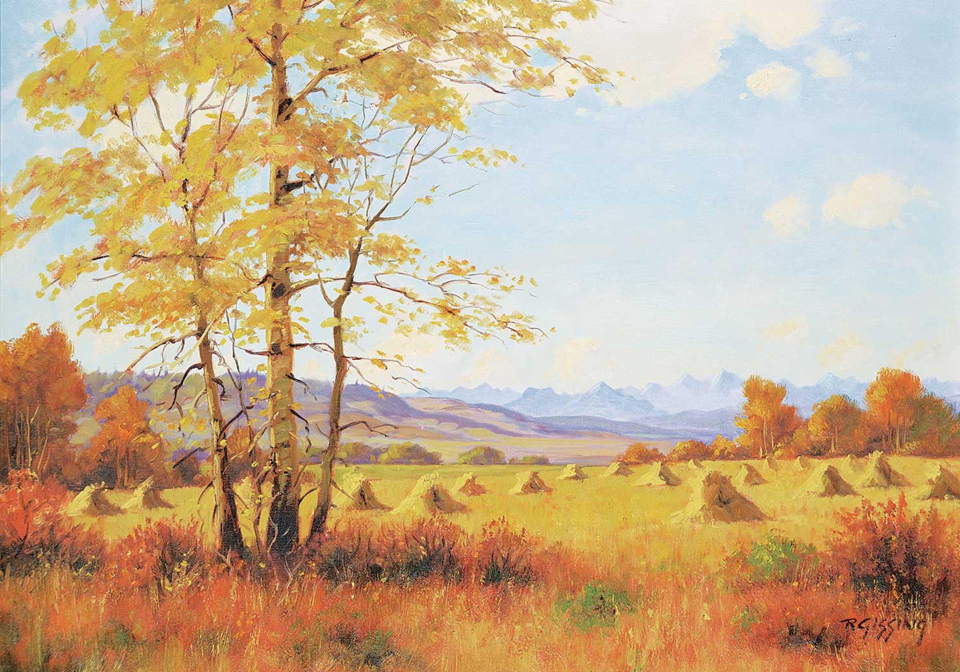 Roland Gissing (1895-1967) - Golden Poplars