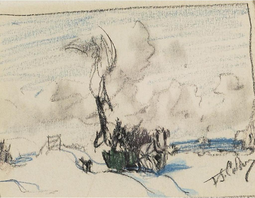 Frederick Simpson Coburn (1871-1960) - Green Sleigh, Eastern Townships