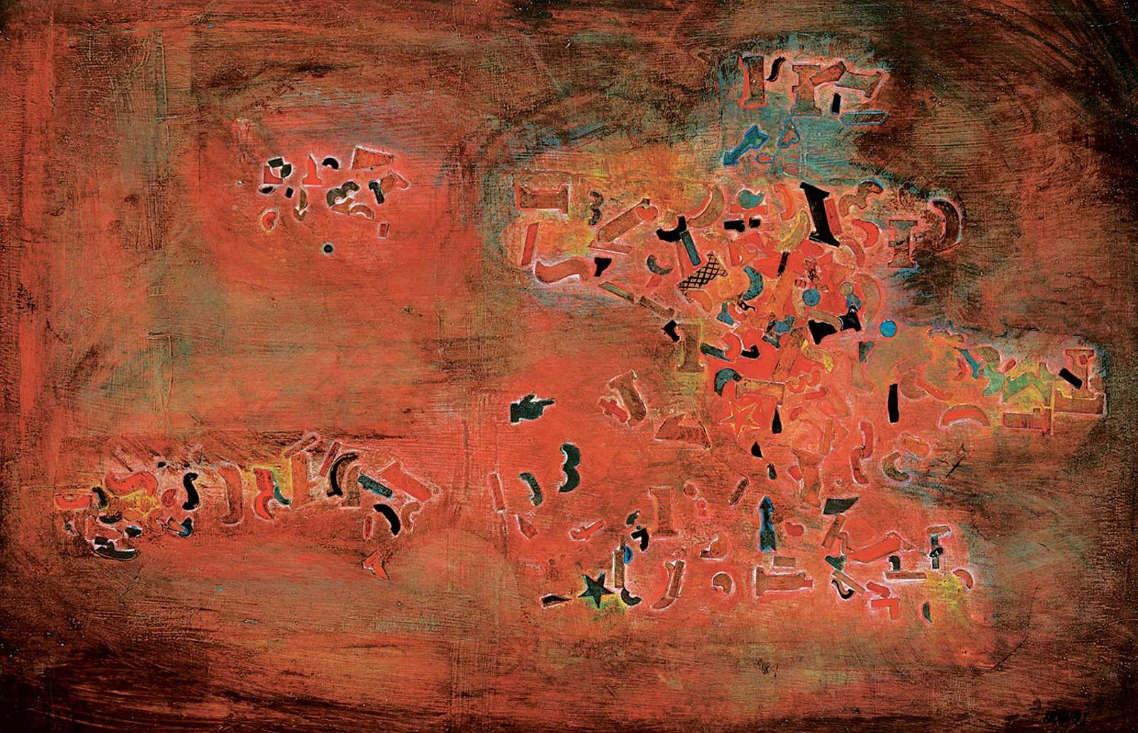 Edith Jean Richards (1924-2015) - Stencil Fragments
