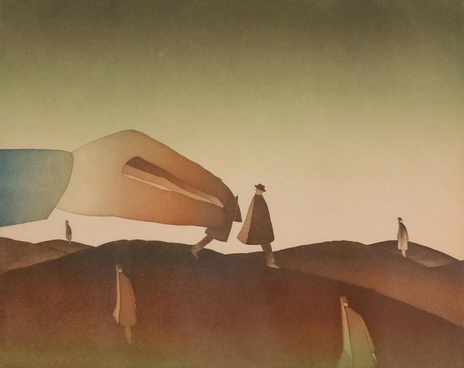 Jean-Michel Folon (1934-2005) - Out Of Line