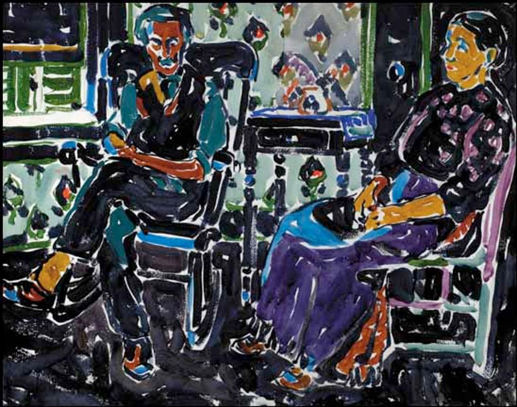 David Browne Milne (1882-1953) - Posing (West Saugerties, N.Y.)