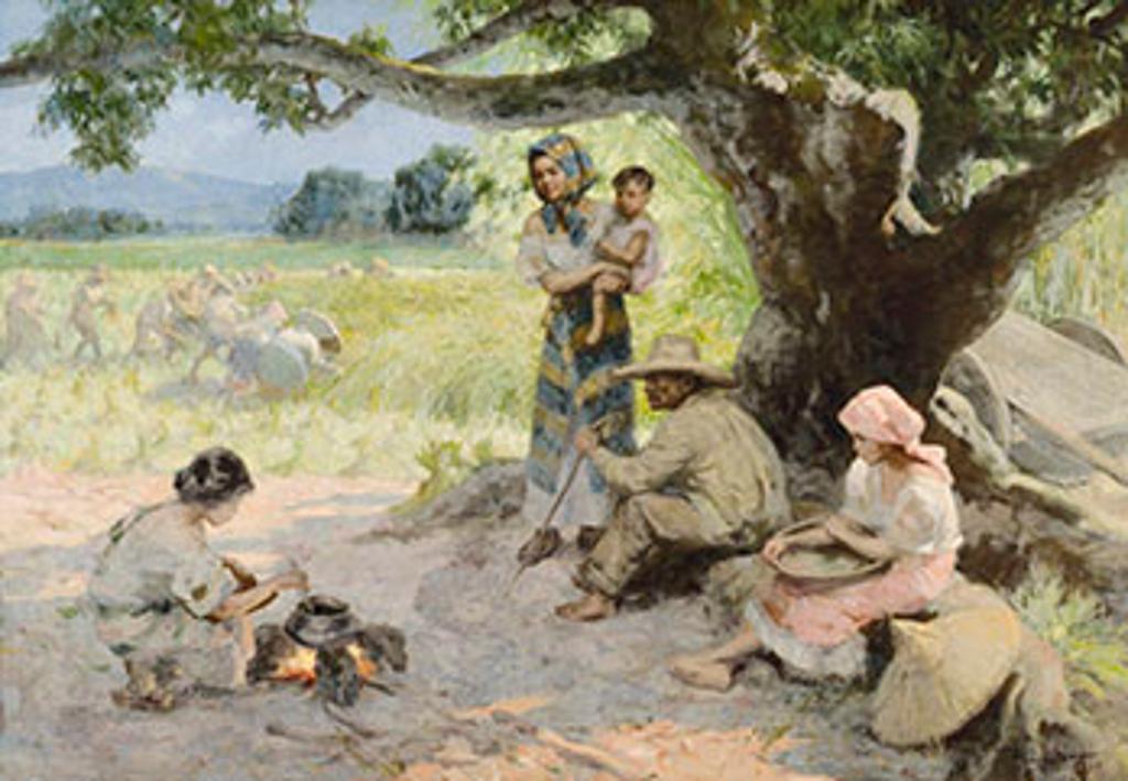 Fernando Cueto Amorsolo (1892-1972) - Pastoral Scene