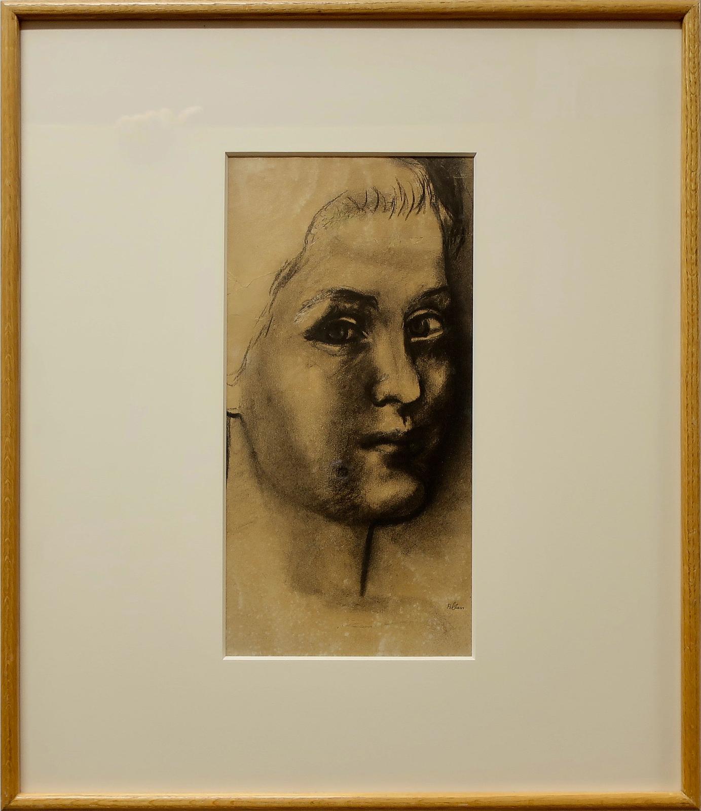 Alfred Pellan (1906-1988) - Portrait Study Of A Young Woman
