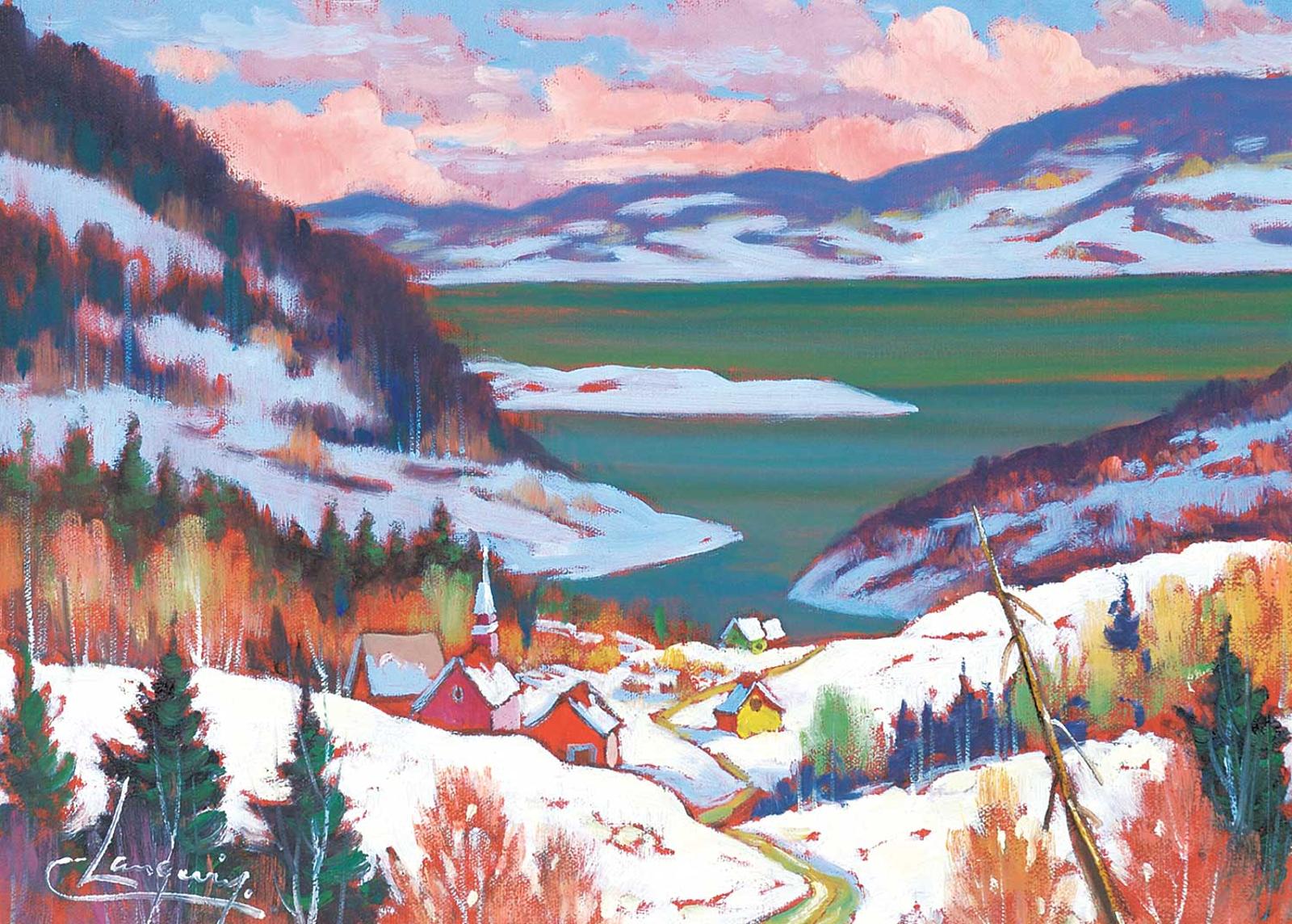 Claude Langevin (1942-2024) - Devant St. Laurent