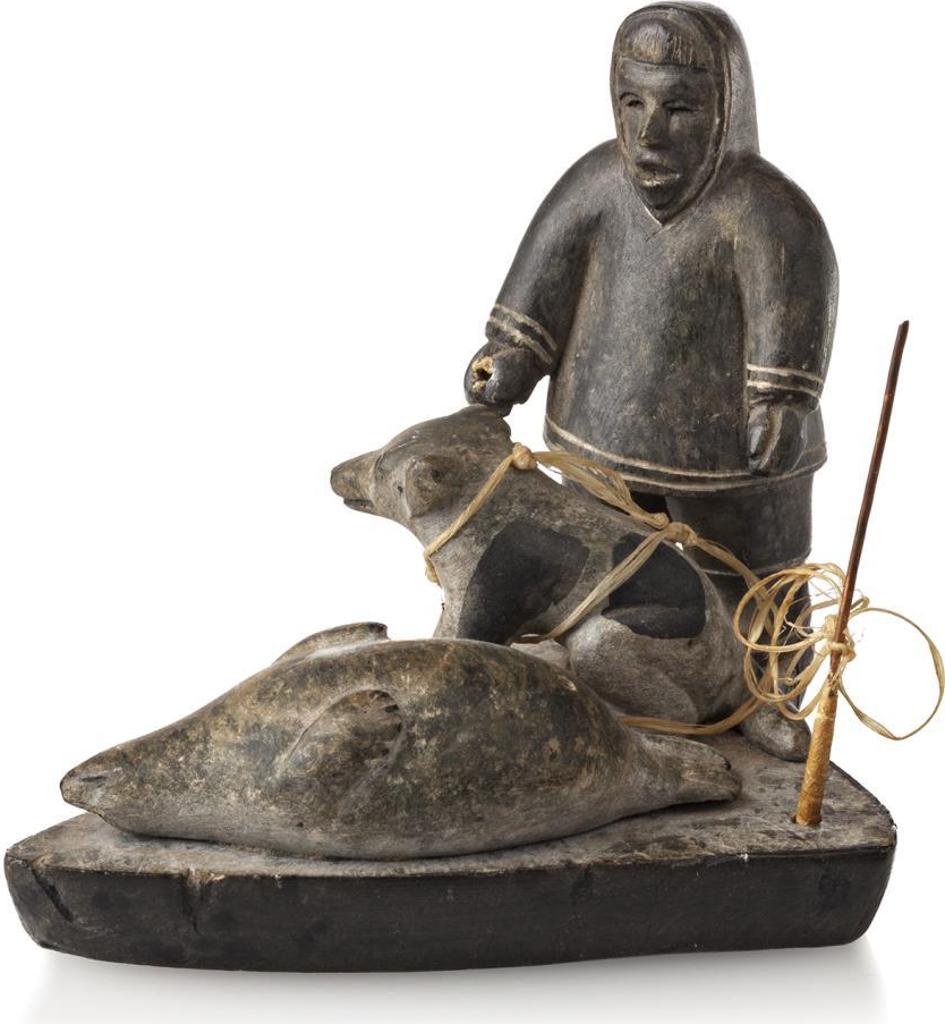 Mary Evehoak Akana (1936) - Hunter, Dog and Seal